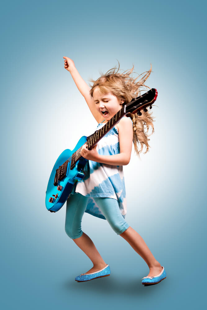 Guitare 3/4 - 8-10 ans - Guitare enfant - Instruments pour enfants