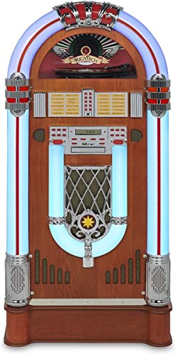 Ricatech RR2500 Classic LED Jukebox BT Brown