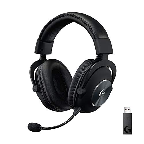 Logitech G PRO X LIGHTSPEED Casque gaming sans fil avec technologie de filtre de micro Blue VOICE, transducteurs PRO-G 50mm, DTS Headphone: X 2.0, 20 heures de batterie, PC, PS5, PS4, Switch - Noir