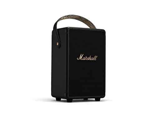 Marshall Tufton Haut-parleur de fête Bluetooth portable d'extérieur, résistant à l'eau IPX2 - Noir et laiton