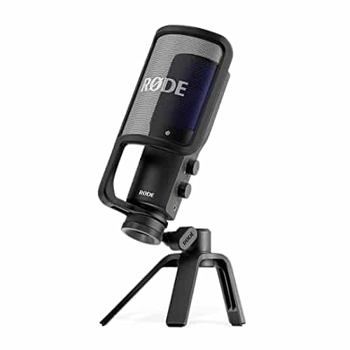 RØDE NT-USB+ Microphone USB professionnel pour l'enregistrement d'un audio exceptionnel directement sur un ordinateur ou un appareil mobile