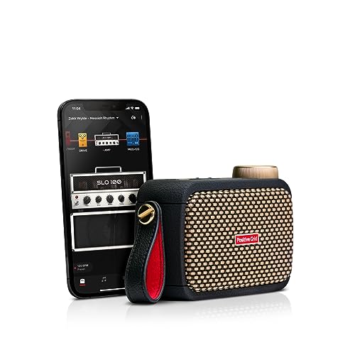 Positive Grid Spark GO 5 W Amplificateur de Guitare Intelligent Ultra-Portable, ampli Casque et Enceinte Bluetooth avec Application Intelligente pour Guitare électrique, Acoustique ou Basse