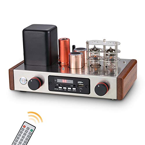 Préamplificateur HiFi à tube de classe A, récepteur Bluetooth, préamplificateur audio stéréo, lecteur USB