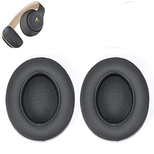 Coussinets de rechange en mousse à mémoire de forme pour casque audio Bluetooth filaire/sans fil Studio 3 et Studio 2.0 (gris)