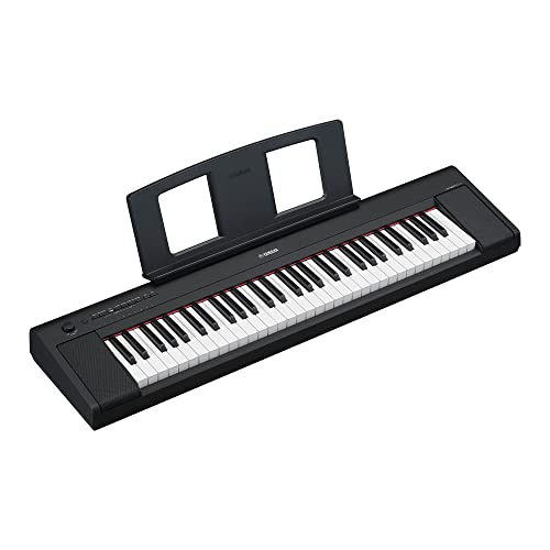 Yamaha Piaggero NP-15 Clavier numérique avec 61 touches et 15 voix instrumentales, léger et portable