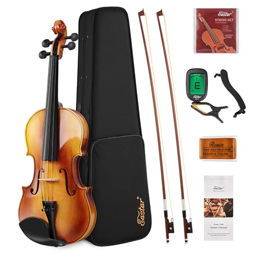 Eastar EVA-330 4/4 Solid Wood Violin Set With Two Bow