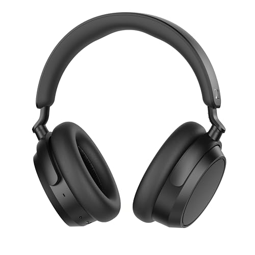 Sennheiser ACCENTUM Plus Wireless Casque Bluetooth - Audio haute qualité avec fonction de charge rapide, 50 h d’autonomie de la batterie et ANC hybride adaptatif - Noir