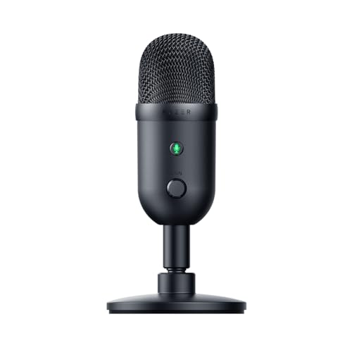 Razer Seiren V2 X - Microphone USB pour le Streaming (Microphone 25 mm, Directivité supercardioïde, Limiteur de Gain, Contrôle du Microphone, Amortisseur de Chocs) Noir Visiter la boutique Razer