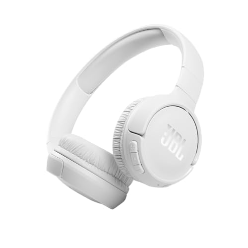 JBL Tune 510BT Casque Supra-auriculaire sans Fil avec Son Purebass Blanc