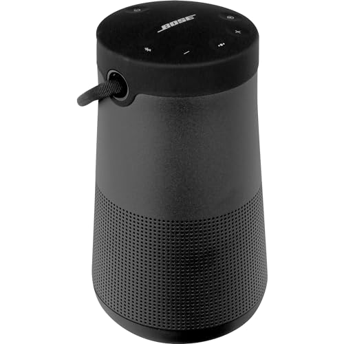 Bose Enceinte Bluetooth portable SoundLink Revolve+ (Séries II) : Enceinte sans fil résistante à l’eau dotée d’une batterie longue durée, Noir