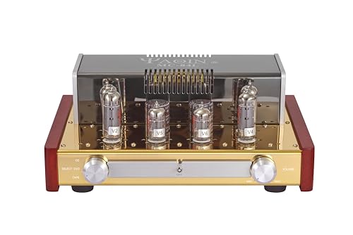 Yaqin MC-84L Amplificateur Stéréo Intégré à Valve, Puissance 12Wx2,Tubes 6P14x4pcs 12AX7Bx2pcs, AC110 et AC230 optionnels