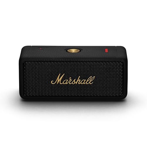 Marshall Emberton II Bluetooth Portatif Haut-Parleur, Sans Fil, Résistant à l'eau Enceinte- Noir