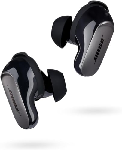 Bose QuietComfort Ultra Écouteurs sans fil à réduction de bruit, écouteurs Bluetooth à réduction de bruit avec audio spatial et réduction de bruit ultra-performante, Noir