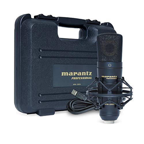 MARANTZ PROFESSIONAL MPM2000U Microphone USB Pro à Condesateur pour Streaming, Podcasting et Chant