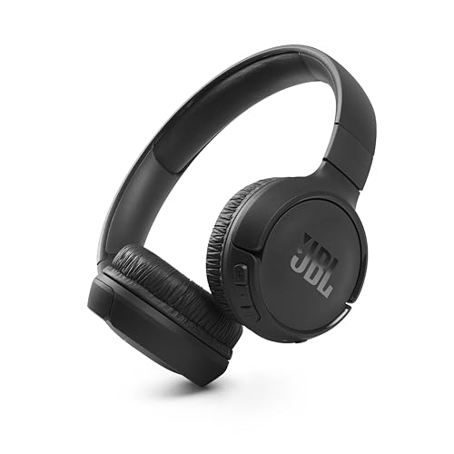 JBL TUNE 510BT – Casque supra-auriculaire sans fil – Equipé de la technologie Bluetooth – Connection multi-points – Léger, confortable et pliable – Jusqu’à 40 hrs d’écoute – Noir