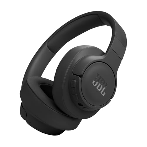 JBL Tune 770NC Casque supra-auriculaire sans fil, autonomie jusqu'à 70 h, Réduction de Bruit Adaptative, Smart Ambient, noir