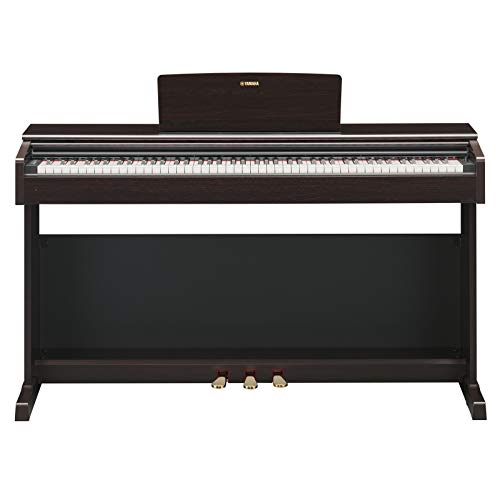 Yamaha Arius YDP-144R piano droit numérique avec 88 touches – Avec sonorité d'un piano de concert – Pour amateurs & étudiants – Compatible avec l'application Smart Pianist – Bois de rose