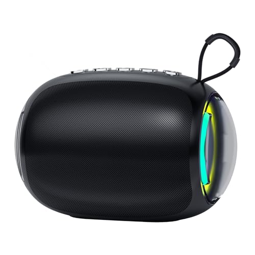 BONBELONG Enceinte Bluetooth Portable avec Une autonomie de 24 Heures, Bluetooth 5.3 Bass Shock, adaptée aux dîners en Famille, aux fêtes en Plein air et aux Sports.